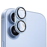 Kính cường lực ENKAY chống phản chiếu bảo vệ ống kính camera hợp kim nhôm xước, dành cho iPhone 17