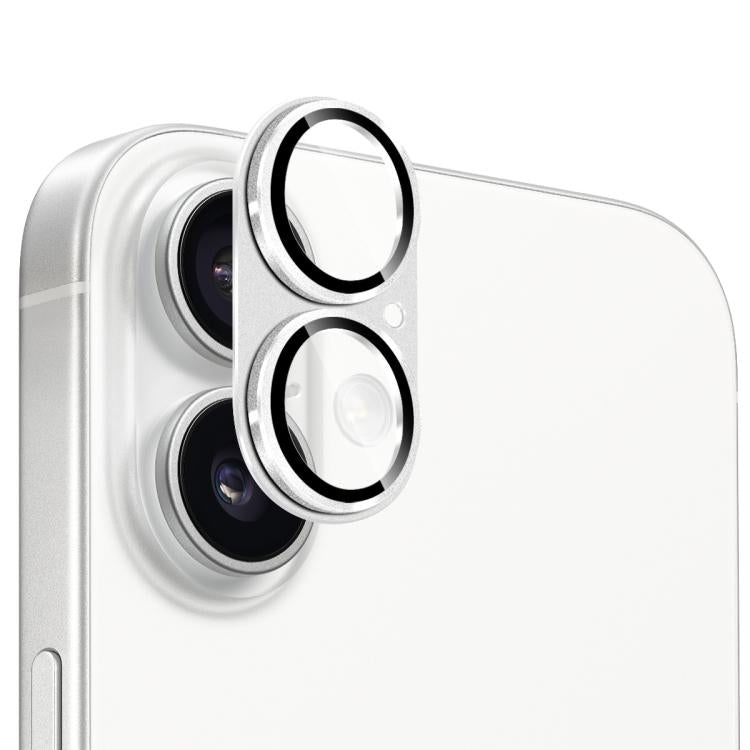 Kính cường lực ENKAY chống phản chiếu bảo vệ ống kính camera hợp kim nhôm mờ, dành cho iPhone 17