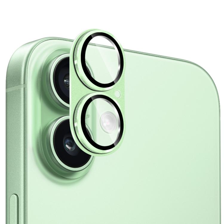 Kính cường lực ENKAY chống phản chiếu bảo vệ ống kính camera hợp kim nhôm mờ, dành cho iPhone 17