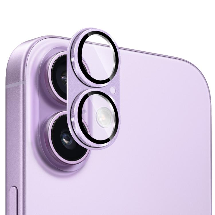 Kính cường lực ENKAY chống phản chiếu bảo vệ ống kính camera hợp kim nhôm mờ, dành cho iPhone 17