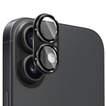 Kính cường lực ENKAY vỏ ống kính hợp kim nhôm họa tiết CD, dành cho iPhone 17
