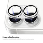 Kính cường lực ENKAY vỏ ống kính hợp kim nhôm họa tiết CD, dành cho iPhone 17