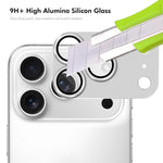 Kính cường lực ENKAY vỏ ống kính hợp kim nhôm họa tiết CD, dành cho iPhone 17 Pro Max, iPhone 17 Pro