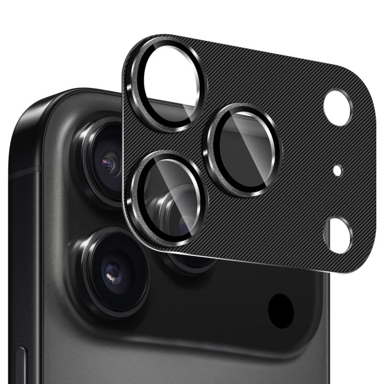 Kính cường lực ENKAY vỏ ống kính hợp kim nhôm họa tiết CD, dành cho iPhone 17 Pro Max, iPhone 17 Pro