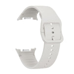 Dây Đeo Đồng Hồ Silicone Viền Họa Tiết Hình Thoi Và Màu Đơn May Chắc, Cho Samsung Galaxy Watch8 44mm, Cho Samsung Galaxy Watch8 40mm