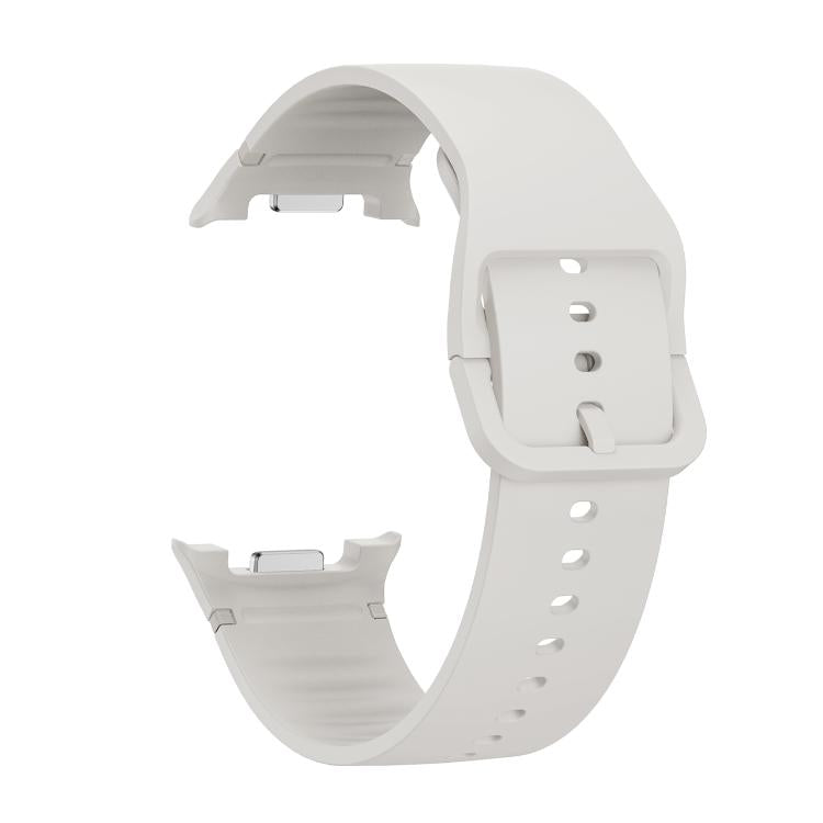Dây Đeo Đồng Hồ Silicone Viền Họa Tiết Hình Thoi Và Màu Đơn May Chắc, Cho Samsung Galaxy Watch8 44mm, Cho Samsung Galaxy Watch8 40mm