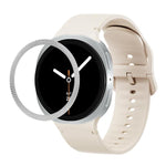 Dây Đeo Đồng Hồ Silicone Viền Họa Tiết Hình Thoi Và Màu Đơn May Chắc, Cho Samsung Galaxy Watch8 44mm, Cho Samsung Galaxy Watch8 40mm