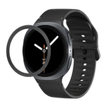 Dây Đeo Đồng Hồ Silicone Viền Họa Tiết Hình Thoi Và Màu Đơn May Chắc, Cho Samsung Galaxy Watch8 44mm, Cho Samsung Galaxy Watch8 40mm