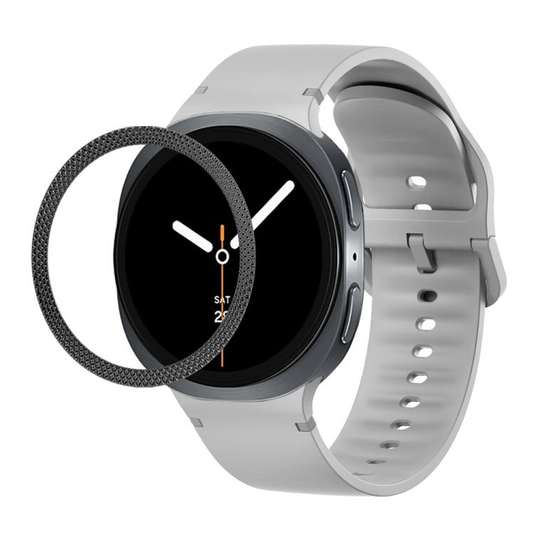 Dây Đeo Đồng Hồ Silicone Viền Họa Tiết Hình Thoi Và Màu Đơn May Chắc, Cho Samsung Galaxy Watch8 44mm, Cho Samsung Galaxy Watch8 40mm