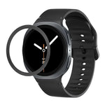 Dây Đeo Đồng Hồ Silicone Viền Họa Tiết Hình Thoi Và Màu Đơn May Chắc, Cho Samsung Galaxy Watch8 44mm, Cho Samsung Galaxy Watch8 40mm