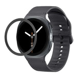Dây Đeo Đồng Hồ Silicone Viền Họa Tiết Hình Thoi Và Màu Đơn May Chắc, Cho Samsung Galaxy Watch8 44mm, Cho Samsung Galaxy Watch8 40mm