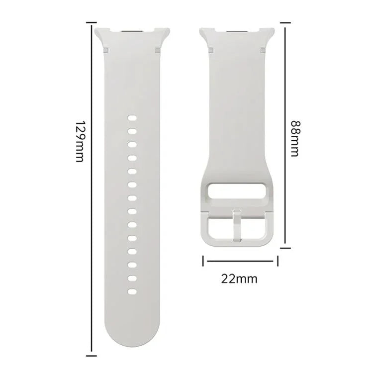 Dây Đeo Đồng Hồ Silicone Viền Họa Tiết Hình Thoi Và Màu Đơn May Chắc, Cho Samsung Galaxy Watch8 44mm, Cho Samsung Galaxy Watch8 40mm