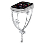 Dây đồng hồ vòng tay Zircon bướm khảm đồng, Dành cho Apple Watch 46mm / 49mm / 45mm / 44mm, Dành cho Apple Watch 42mm / 41mm / 40mm / 38mm