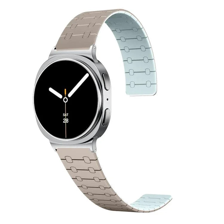 Dây Đeo Đồng Hồ Silicone Từ Tính Hai Màu, Cho Samsung Galaxy Watch8 / Watch8 Classic