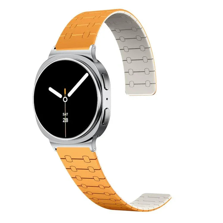 Dây Đeo Đồng Hồ Silicone Từ Tính Hai Màu, Cho Samsung Galaxy Watch8 / Watch8 Classic