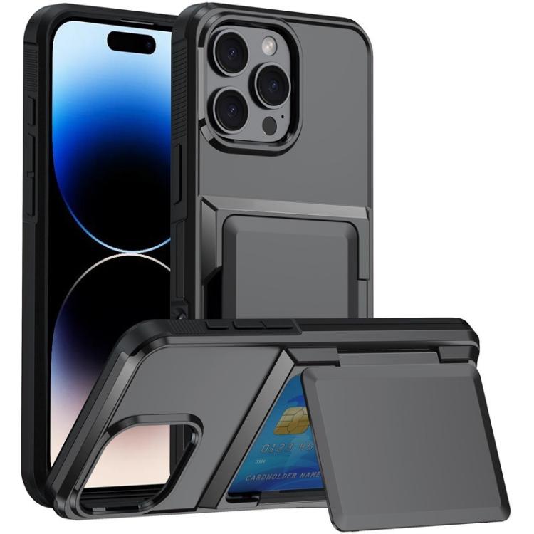 Ốp lưng điện thoại Kalebol gập kèm ví đựng thẻ chống sốc, dành cho iPhone 17 Pro Max, iPhone 17 Pro, iPhone 17, iPhone Air, iPhone 16 Pro Max, iPhone 16 Pro, iPhone 16 Plus, iPhone 16