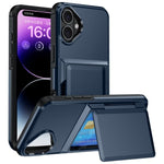 Ốp lưng điện thoại Kalebol gập kèm ví đựng thẻ chống sốc, dành cho iPhone 17 Pro Max, iPhone 17 Pro, iPhone 17, iPhone Air, iPhone 16 Pro Max, iPhone 16 Pro, iPhone 16 Plus, iPhone 16