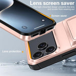Ốp lưng điện thoại Kalebol gập kèm ví đựng thẻ chống sốc, dành cho iPhone 17 Pro Max, iPhone 17 Pro, iPhone 17, iPhone Air, iPhone 16 Pro Max, iPhone 16 Pro, iPhone 16 Plus, iPhone 16