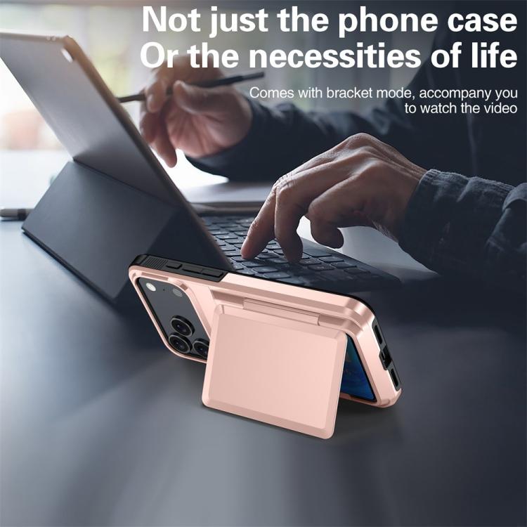 Ốp lưng điện thoại Kalebol gập kèm ví đựng thẻ chống sốc, dành cho iPhone 17 Pro Max, iPhone 17 Pro, iPhone 17, iPhone Air, iPhone 16 Pro Max, iPhone 16 Pro, iPhone 16 Plus, iPhone 16