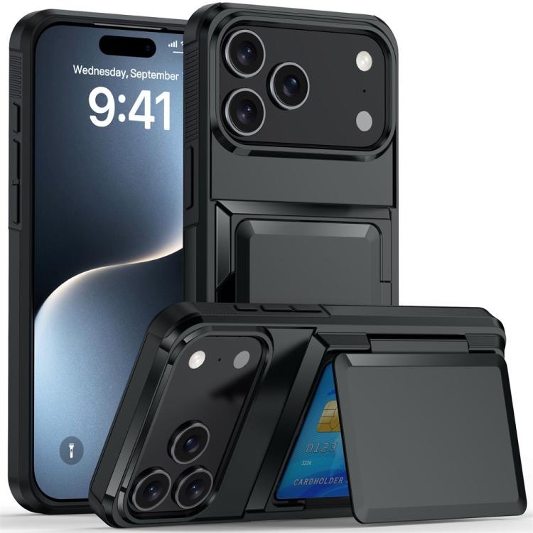 Ốp lưng điện thoại Kalebol gập kèm ví đựng thẻ chống sốc, dành cho iPhone 17 Pro Max, iPhone 17 Pro, iPhone 17, iPhone Air, iPhone 16 Pro Max, iPhone 16 Pro, iPhone 16 Plus, iPhone 16