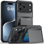 Ốp lưng điện thoại Kalebol gập kèm ví đựng thẻ chống sốc, dành cho iPhone 17 Pro Max, iPhone 17 Pro, iPhone 17, iPhone Air, iPhone 16 Pro Max, iPhone 16 Pro, iPhone 16 Plus, iPhone 16