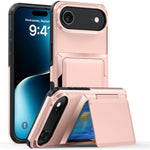 Ốp lưng điện thoại Kalebol gập kèm ví đựng thẻ chống sốc, dành cho iPhone 17 Pro Max, iPhone 17 Pro, iPhone 17, iPhone Air, iPhone 16 Pro Max, iPhone 16 Pro, iPhone 16 Plus, iPhone 16