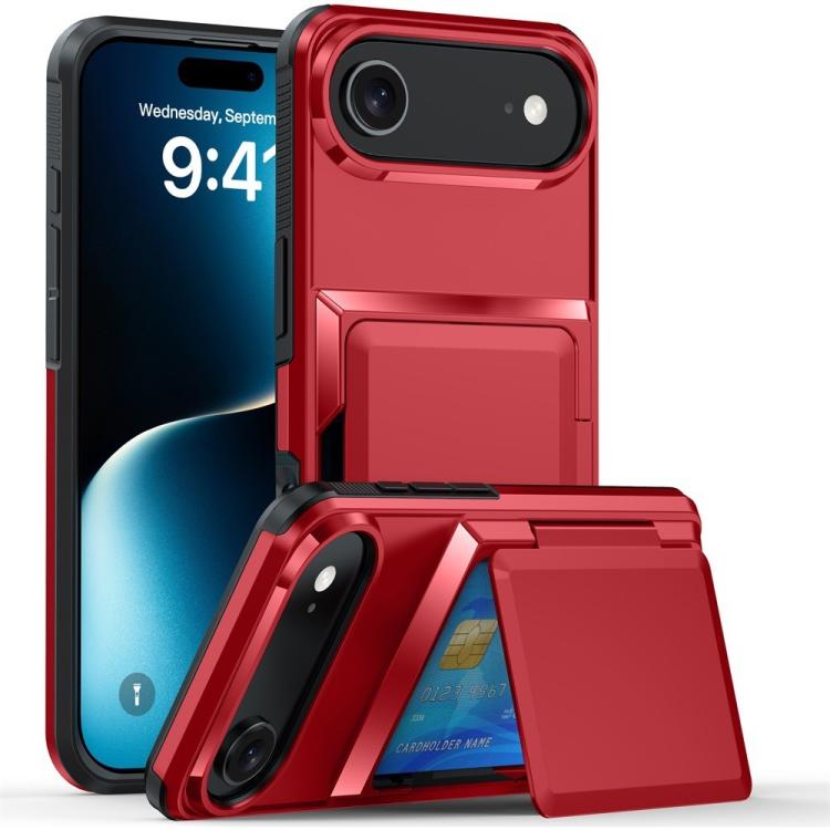 Ốp lưng điện thoại Kalebol gập kèm ví đựng thẻ chống sốc, dành cho iPhone 17 Pro Max, iPhone 17 Pro, iPhone 17, iPhone Air, iPhone 16 Pro Max, iPhone 16 Pro, iPhone 16 Plus, iPhone 16
