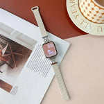 Dây đồng hồ silicone từ tính eo nhỏ Bow, dành cho Apple Watch 46mm / 49mm / 45mm / 44mm, dành cho Apple Watch 42mm / 41mm / 40mm / 38mm