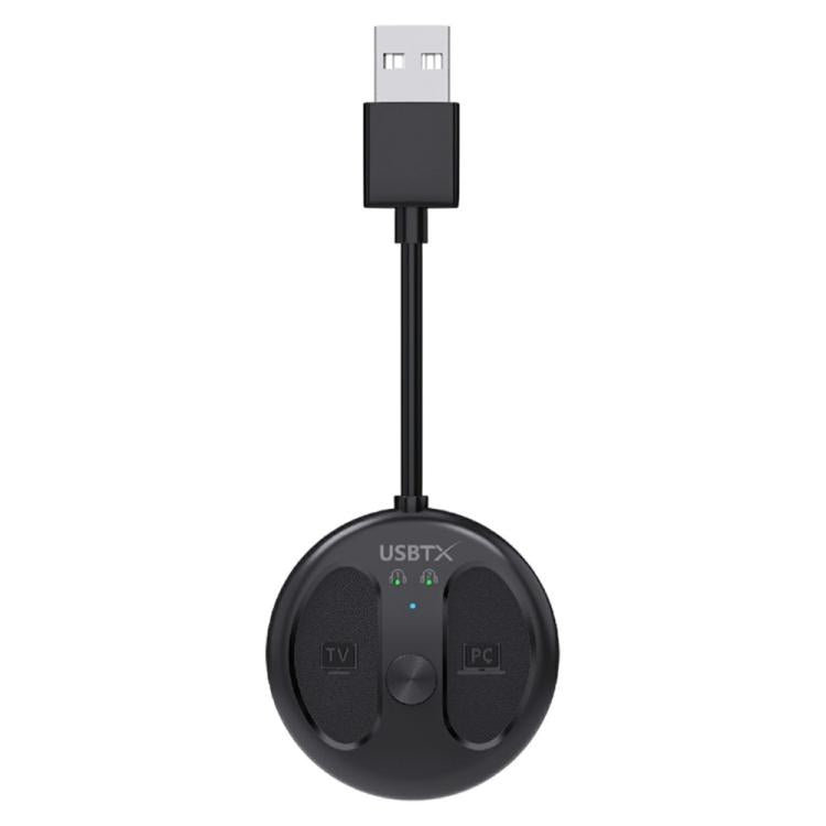 Bộ phát âm thanh USB Bluetooth 5.4 LE524 cho TV PC, phạm vi 50m, kết nối kép, LE524