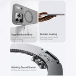 Ốp lưng điện thoại Kalebol kèm giá đỡ nam châm xoay MagSafe, dành cho iPhone 17 Pro Max, iPhone 17 Pro, iPhone 17, iPhone Air, iPhone 16 Pro Max, iPhone 16 Pro, iPhone 16 Plus, iPhone 16