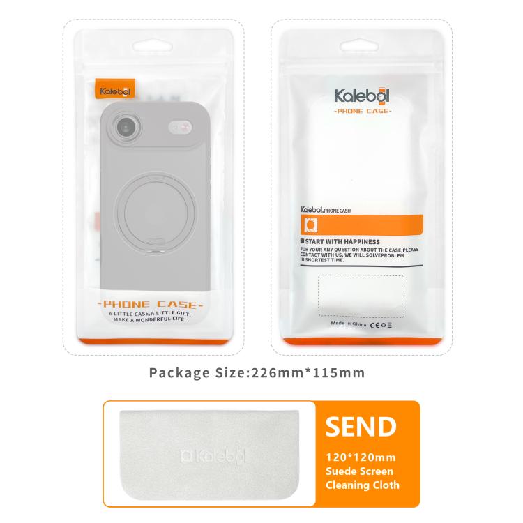 Ốp lưng điện thoại Kalebol kèm giá đỡ nam châm xoay MagSafe, dành cho iPhone 17 Pro Max, iPhone 17 Pro, iPhone 17, iPhone Air, iPhone 16 Pro Max, iPhone 16 Pro, iPhone 16 Plus, iPhone 16