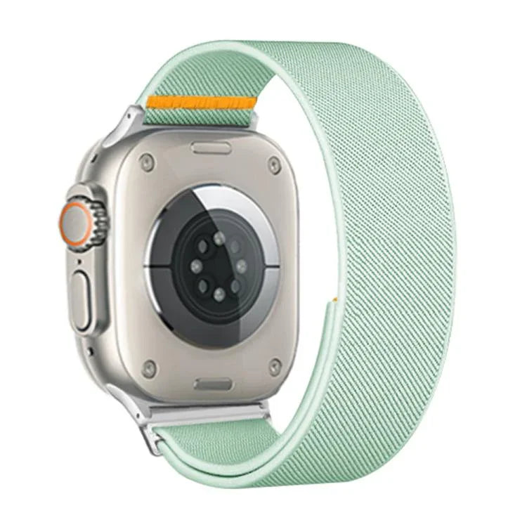 Dây đồng hồ nylon co giãn vòng đơn điều chỉnh, dành cho Apple Watch 46mm / 49mm / 45mm / 44mm, dành cho Apple Watch 42mm / 41mm / 40mm / 38mm