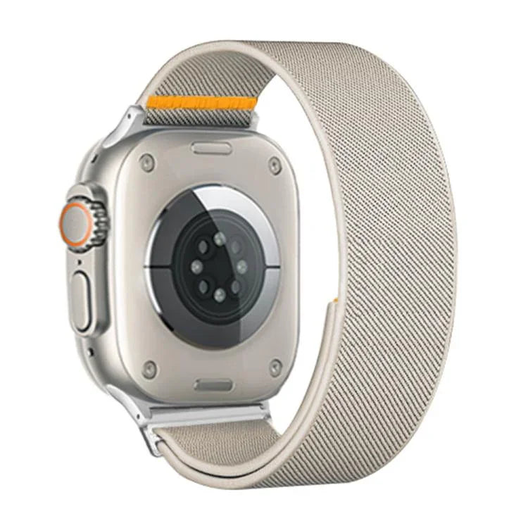 Dây đồng hồ nylon co giãn vòng đơn điều chỉnh, dành cho Apple Watch 46mm / 49mm / 45mm / 44mm, dành cho Apple Watch 42mm / 41mm / 40mm / 38mm