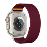 Dây đồng hồ nylon co giãn vòng đơn điều chỉnh, dành cho Apple Watch 46mm / 49mm / 45mm / 44mm, dành cho Apple Watch 42mm / 41mm / 40mm / 38mm