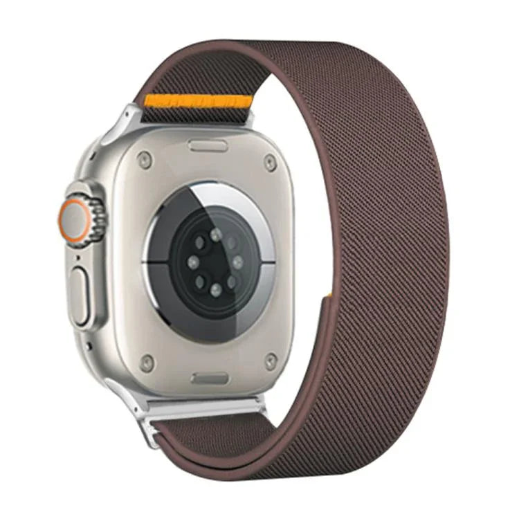 Dây đồng hồ nylon co giãn vòng đơn điều chỉnh, dành cho Apple Watch 46mm / 49mm / 45mm / 44mm, dành cho Apple Watch 42mm / 41mm / 40mm / 38mm