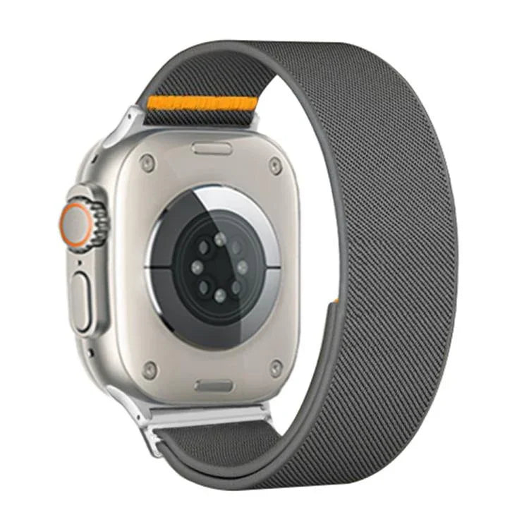 Dây đồng hồ nylon co giãn vòng đơn điều chỉnh, dành cho Apple Watch 46mm / 49mm / 45mm / 44mm, dành cho Apple Watch 42mm / 41mm / 40mm / 38mm