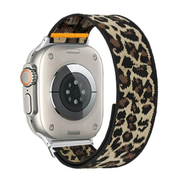 Dây đồng hồ nylon co giãn vòng đơn điều chỉnh, dành cho Apple Watch 46mm / 49mm / 45mm / 44mm, dành cho Apple Watch 42mm / 41mm / 40mm / 38mm