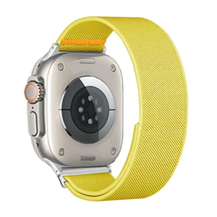 Dây đồng hồ nylon co giãn vòng đơn điều chỉnh, dành cho Apple Watch 46mm / 49mm / 45mm / 44mm, dành cho Apple Watch 42mm / 41mm / 40mm / 38mm