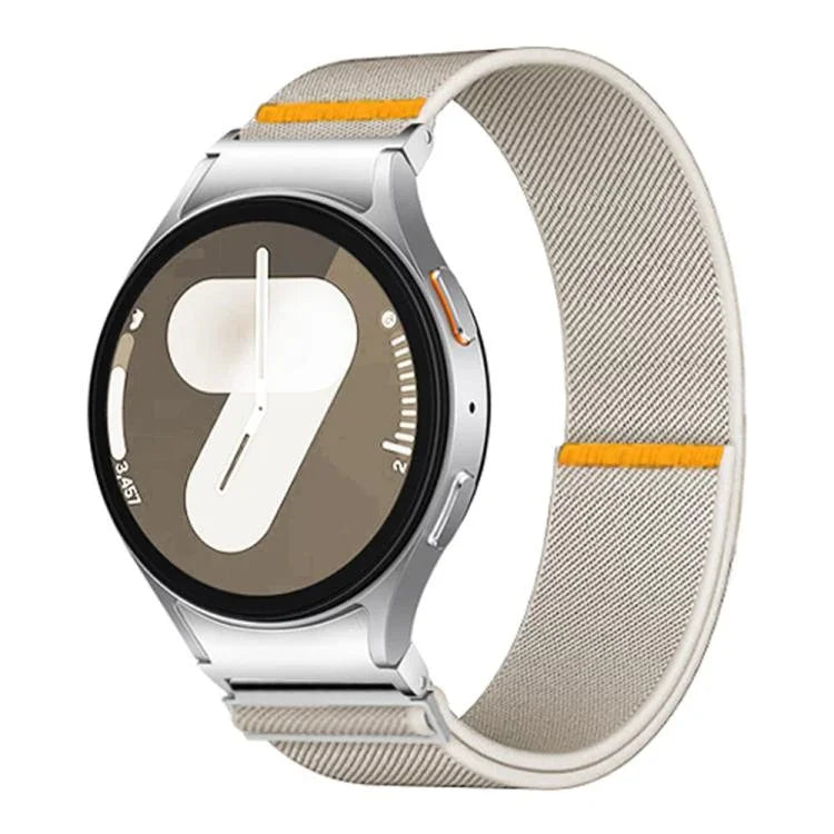 Dây đồng hồ nylon co giãn vòng đơn điều chỉnh được, dành cho Samsung Galaxy Watch FE / 7 / 6 / 5 / 4