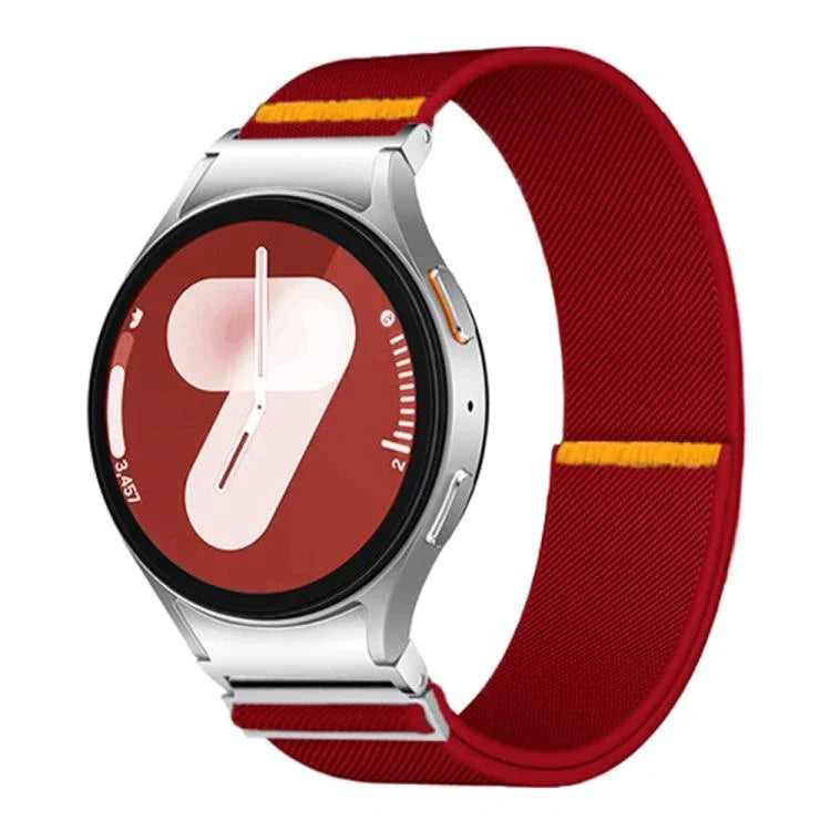 Dây đồng hồ nylon co giãn vòng đơn điều chỉnh được, dành cho Samsung Galaxy Watch FE / 7 / 6 / 5 / 4