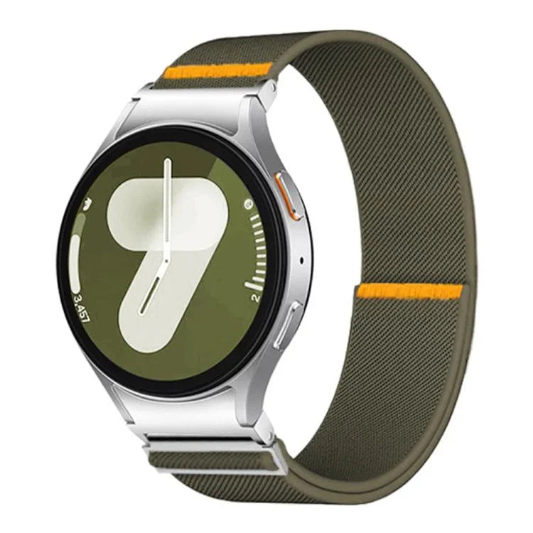 Dây đồng hồ nylon co giãn vòng đơn điều chỉnh được, dành cho Samsung Galaxy Watch FE / 7 / 6 / 5 / 4