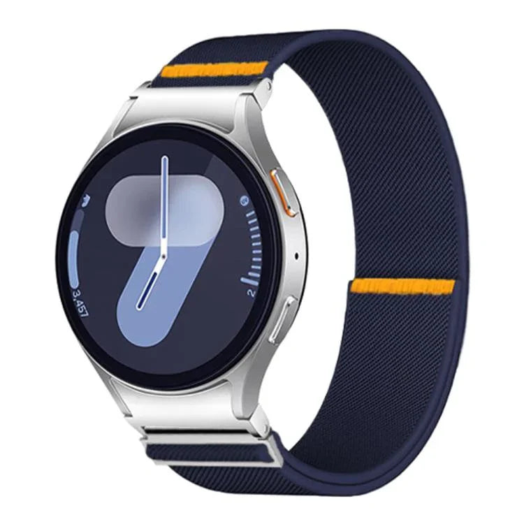 Dây đồng hồ nylon co giãn vòng đơn điều chỉnh được, dành cho Samsung Galaxy Watch FE / 7 / 6 / 5 / 4