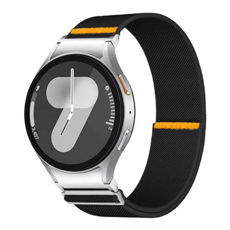 Dây đồng hồ nylon co giãn vòng đơn điều chỉnh được, dành cho Samsung Galaxy Watch FE / 7 / 6 / 5 / 4