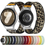 Dây đồng hồ nylon co giãn vòng đơn điều chỉnh được, dành cho Samsung Galaxy Watch FE / 7 / 6 / 5 / 4