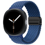 Dây đồng hồ nylon bện khóa nam châm vòng, dành cho Samsung Galaxy Watch8 / Watch8 Classic