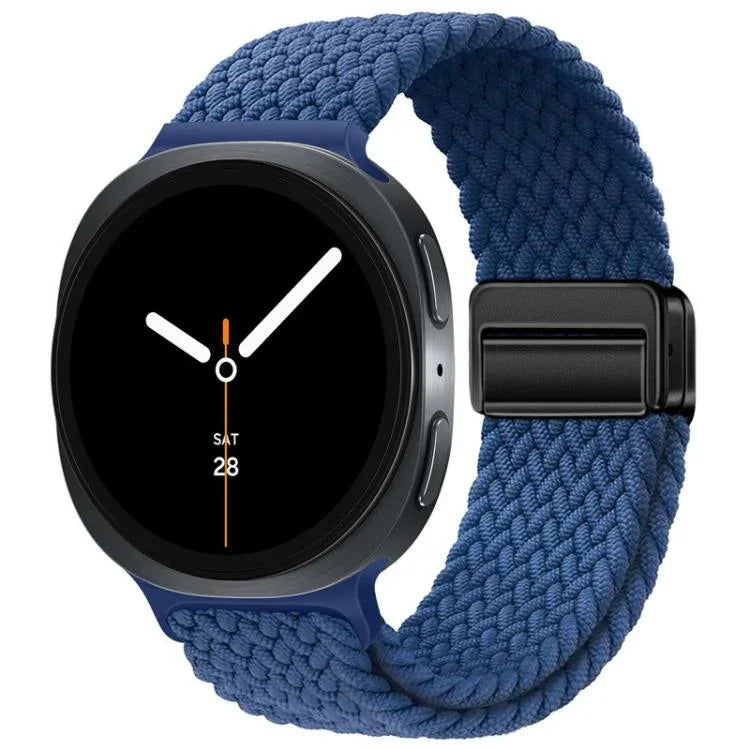 Dây đồng hồ nylon bện khóa nam châm vòng, dành cho Samsung Galaxy Watch8 / Watch8 Classic