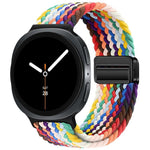 Dây đồng hồ nylon bện khóa nam châm vòng, dành cho Samsung Galaxy Watch8 / Watch8 Classic