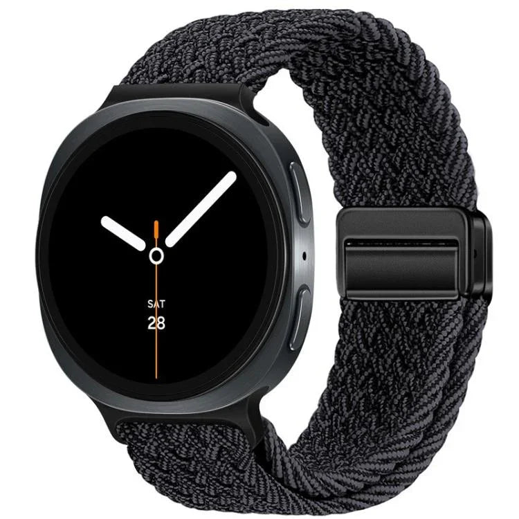 Dây đồng hồ nylon bện khóa nam châm vòng, dành cho Samsung Galaxy Watch8 / Watch8 Classic
