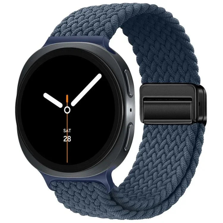 Dây đồng hồ nylon bện khóa nam châm vòng, dành cho Samsung Galaxy Watch8 / Watch8 Classic