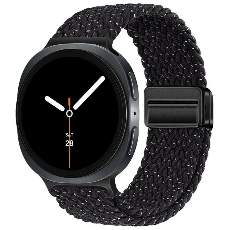 Dây đồng hồ nylon bện khóa nam châm vòng, dành cho Samsung Galaxy Watch8 / Watch8 Classic
